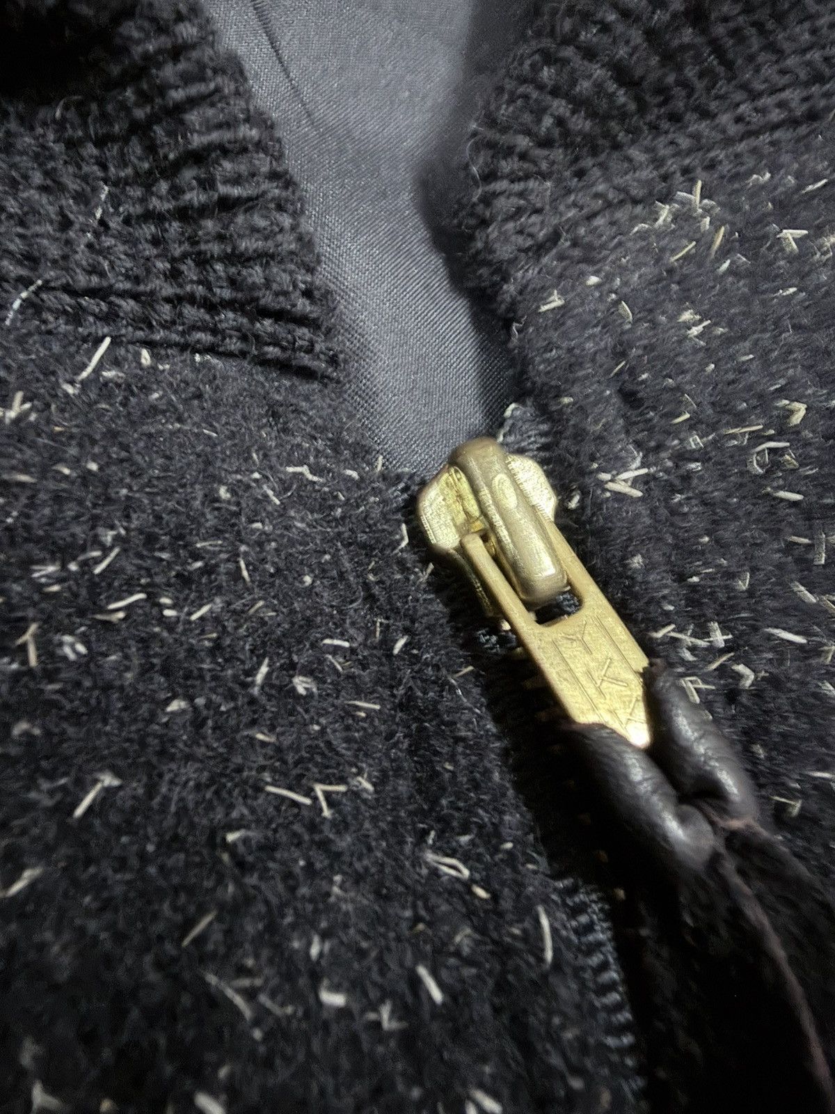 If Six Was Nine Btg🔥80’s Wool Alpaca Bomber Shawl Collar Zipper Jacket Size US L / EU 52-54 / 3 - 22 Thumbnail