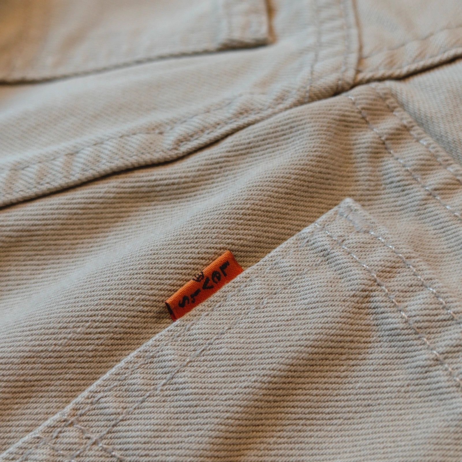 Levi's Vintage Clothing Vinatge Levi's 615 Jeans Mens 34x34 Beige straight 90s Size US 34 / EU 50 - 6 Thumbnail