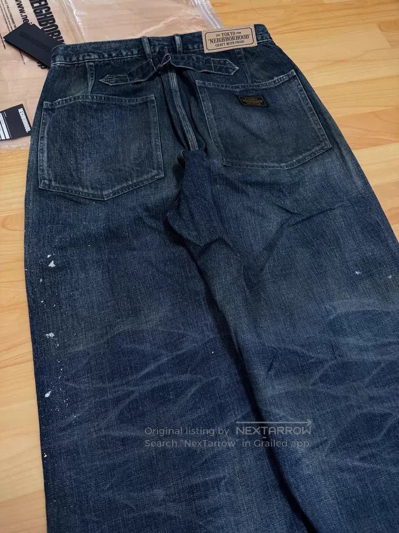 Neighborhood Neighborhood size S Bull King Washed Splattered Denim Jeans Size US 27 - 4 Thumbnail