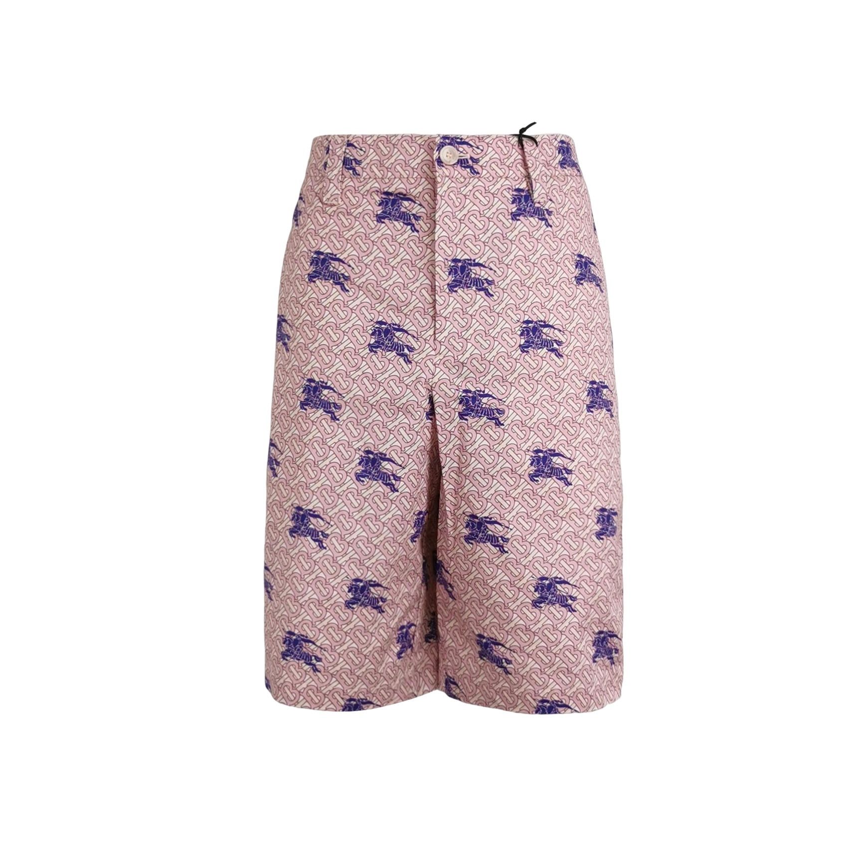 Burberry Burberry TB Monogram EKD Print Shorts Size 52 Size US 36 / EU 52 - 1 Thumbnail