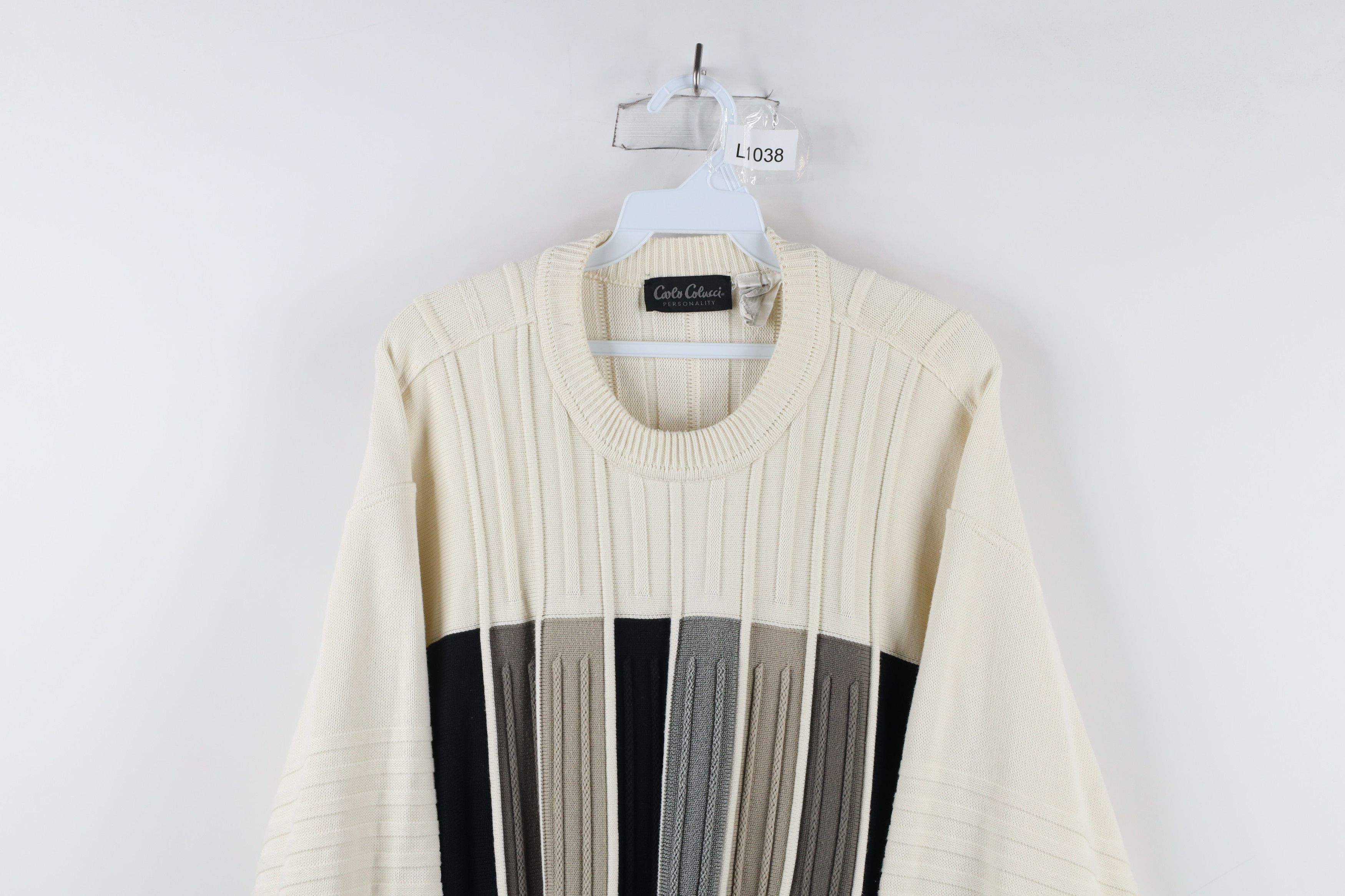 Vintage Vintage 90s Coogi Style Bassmaster Checkered Dad Sweater Size US L / EU 52-54 / 3 - 2 Thumbnail