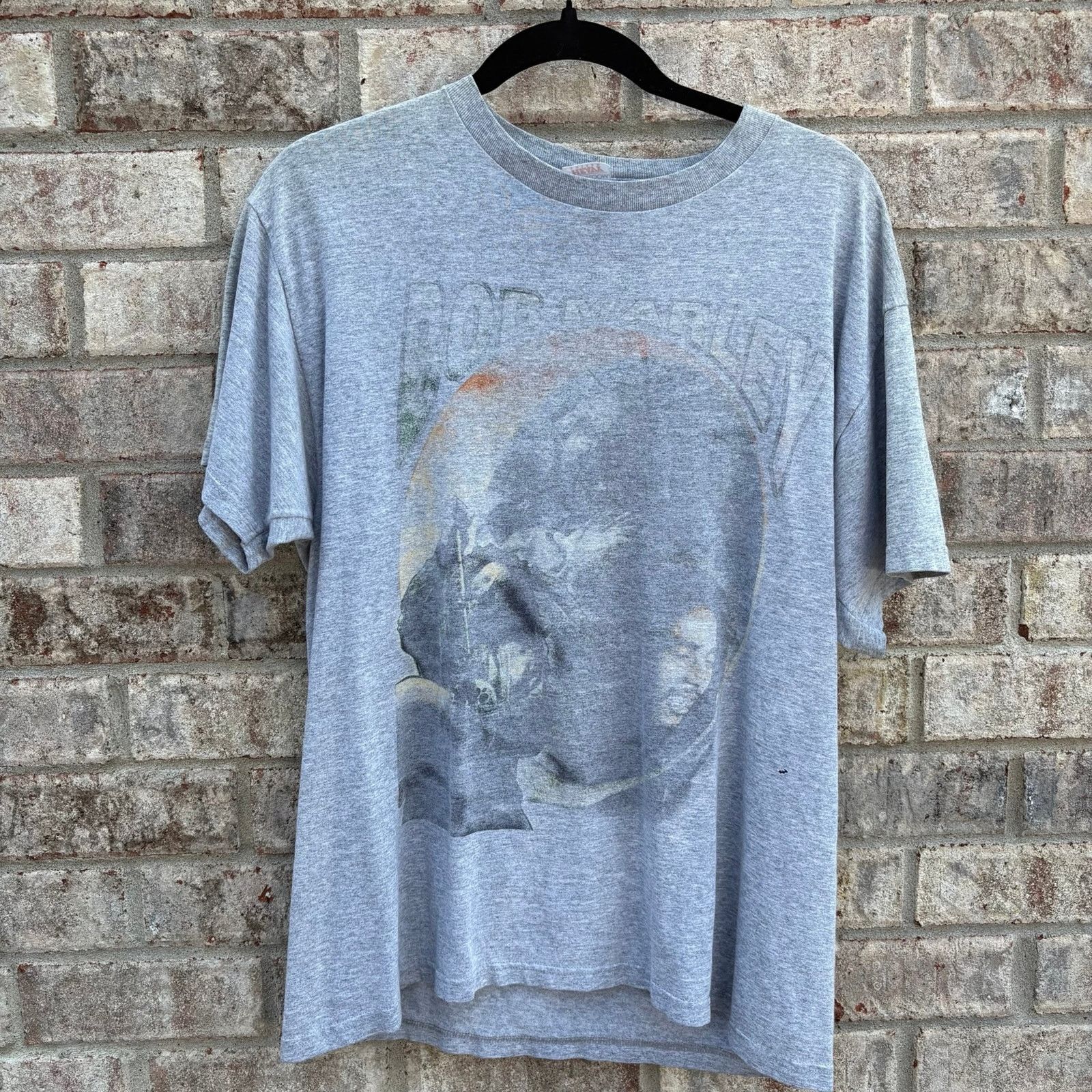 Fruit Of The Loom Vintage 90s Bob Marley T-shirt Size US L / EU 52-54 / 3 - 3 Thumbnail