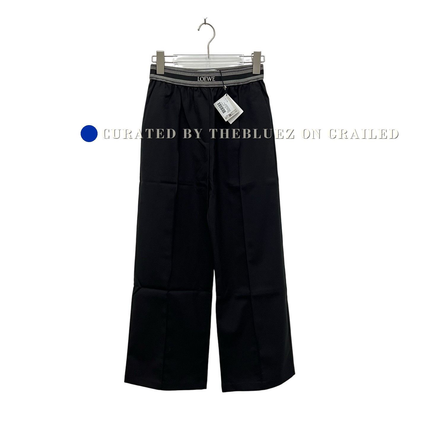 Loewe Loewe Black Wool Wide-Leg Pants XS Size 34" / US 12 / IT 48 - 1 Thumbnail