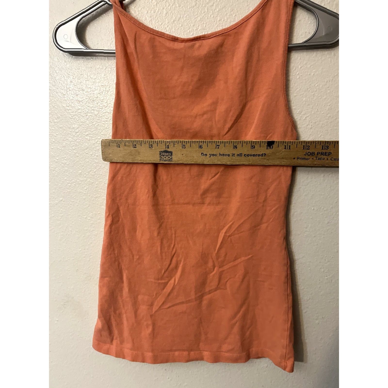 H&M H&M Basic Tank XS Orange Solid Women Tank Cotton,modal Sleeveless Camisole Shirt Top Buds Size XS / US 0-2 / IT 36-38 - 5 Thumbnail