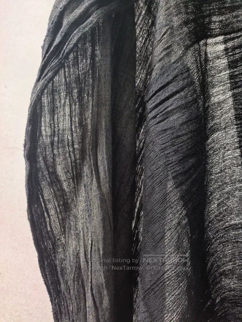 Issey Miyake Issey Miyake Black Pleated Scarf Size ONE SIZE - 3 Thumbnail