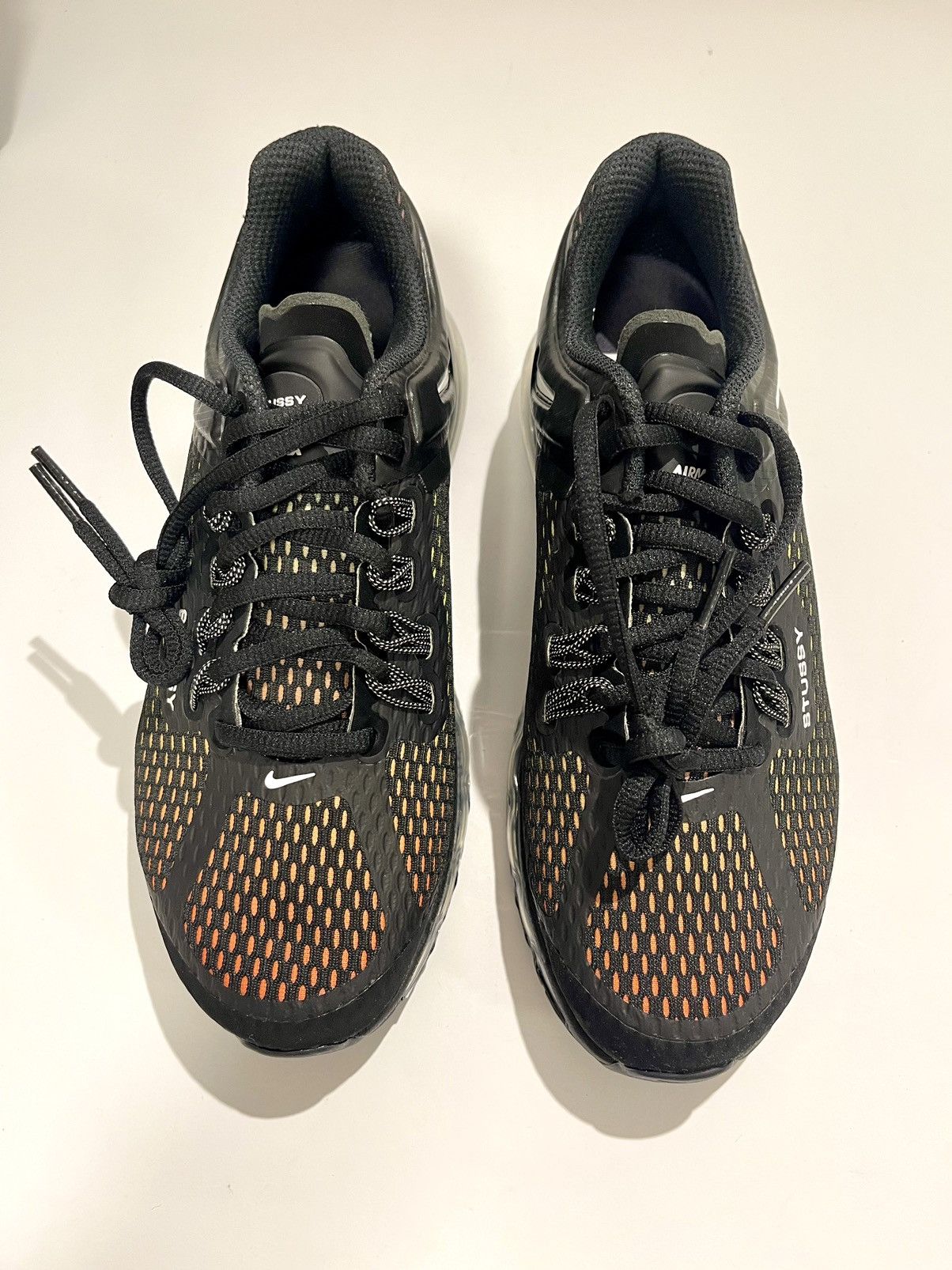 Nike NIKE AIR MAX 2013 STUSSY BLACK Size US 6 / EU 39 - 4 Thumbnail