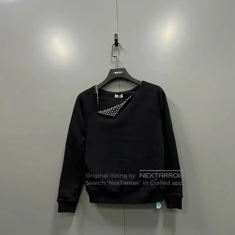 Yves Saint Laurent YSL Black Cotton Long Sleeve Sweatshirt . Size S / US 4 / IT 40 - 1 Thumbnail