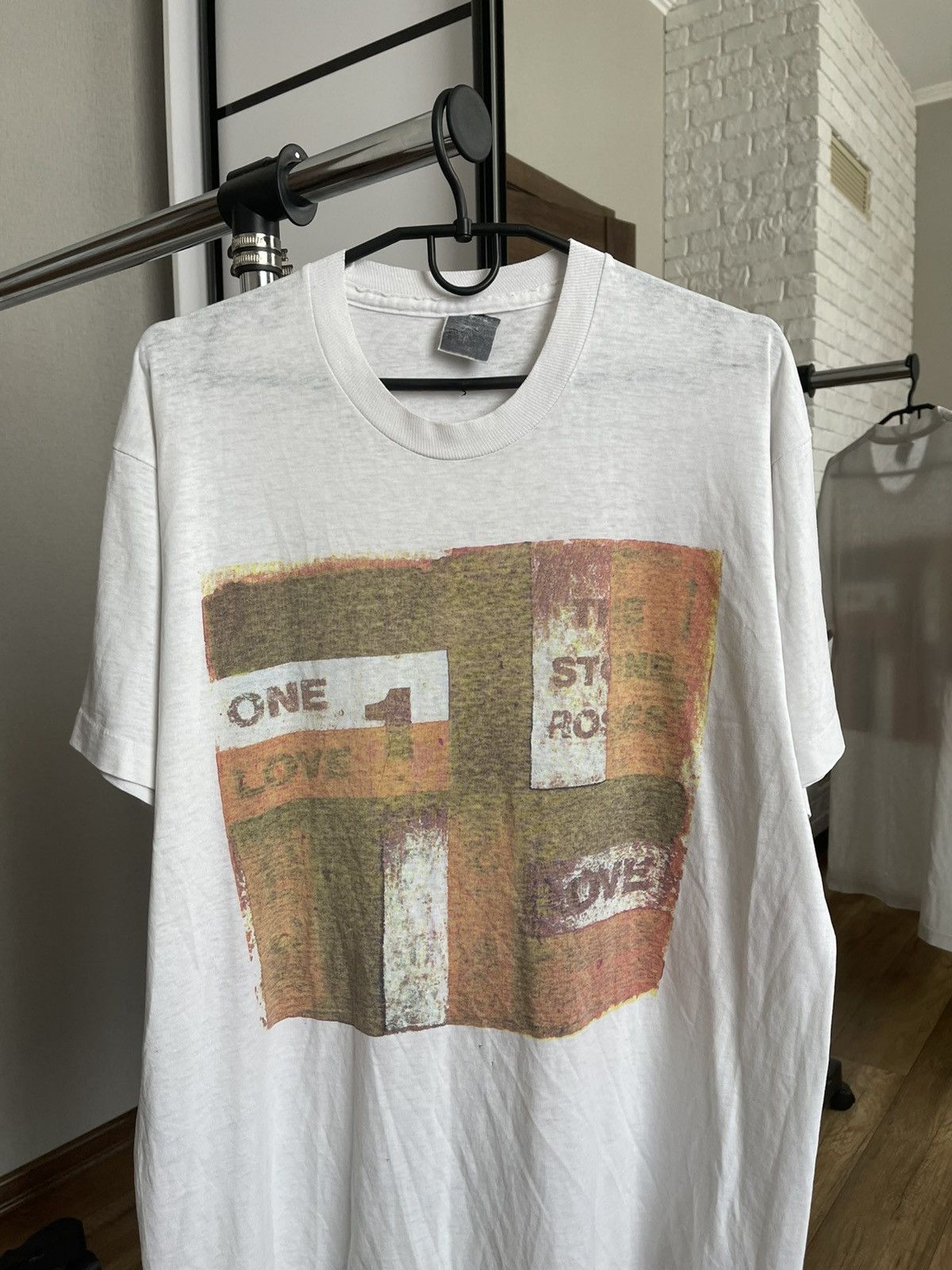 Band Tees 1992 The Stone Roses One Love Vintage Band T-Shirt Tee Size US L / EU 52-54 / 3 - 5 Thumbnail