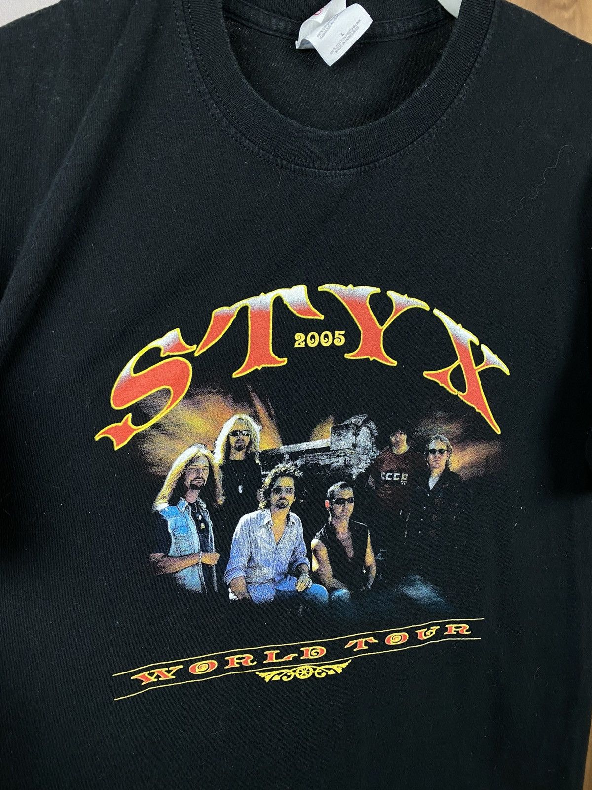 Band Tees 🎸Vintage 2005 T-Shirt Styx World Tour Rock Band Tee🎸 Size US L / EU 52-54 / 3 - 3 Thumbnail