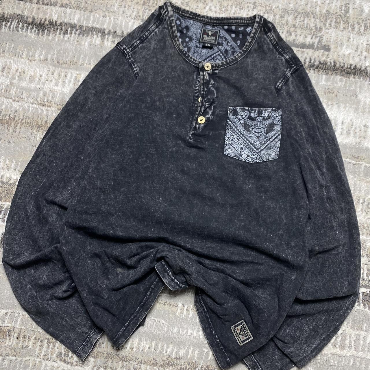 Japanese Brand 00s Washed Longsleeve Grey S Size US S / EU 44-46 / 1 - 2 Thumbnail