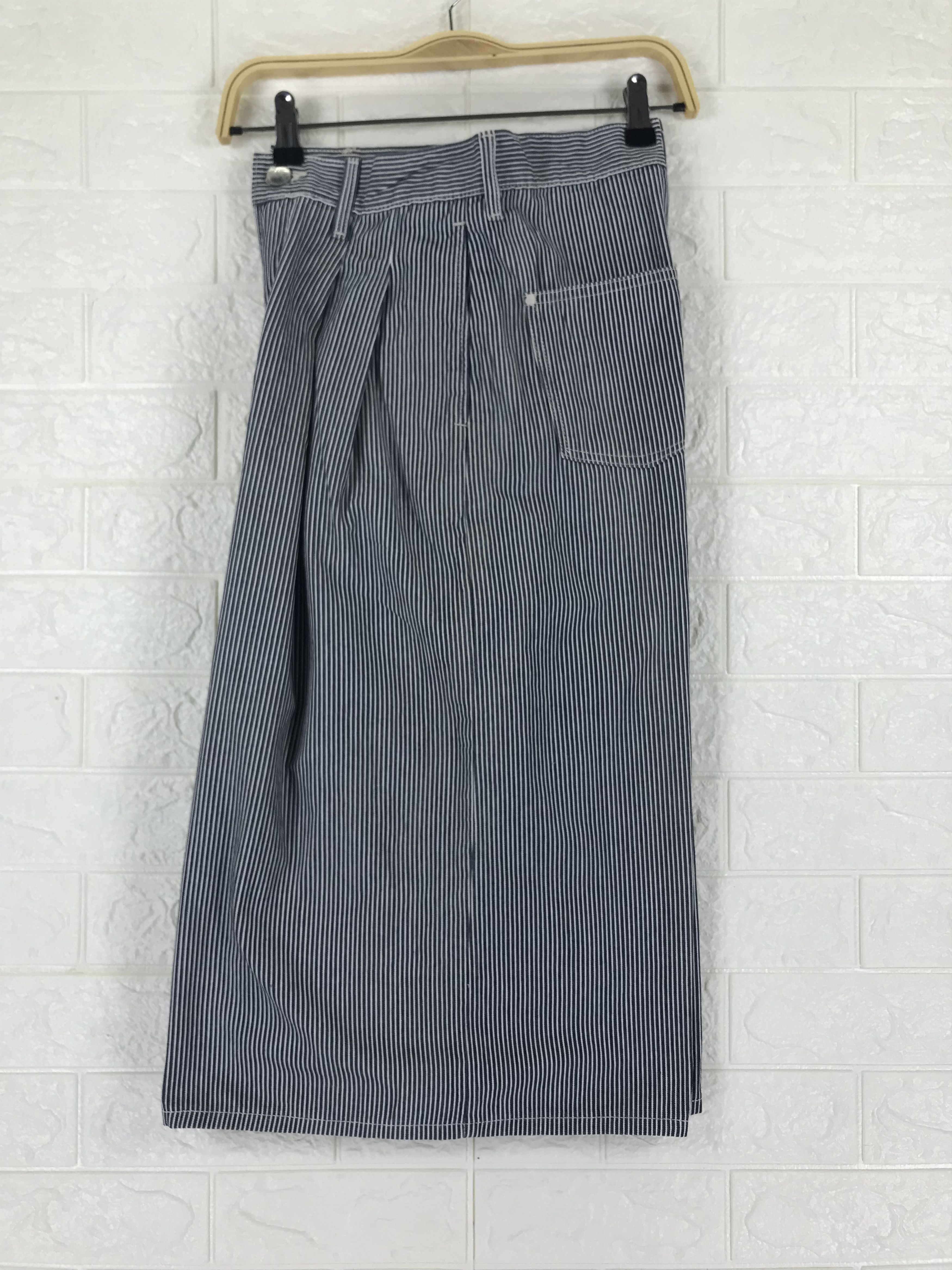 Wrangler Vintage Wrangler Chocol Raffine Hickory Crazy Wide Pants Size 28" / US 6 / IT 42 - 8 Thumbnail