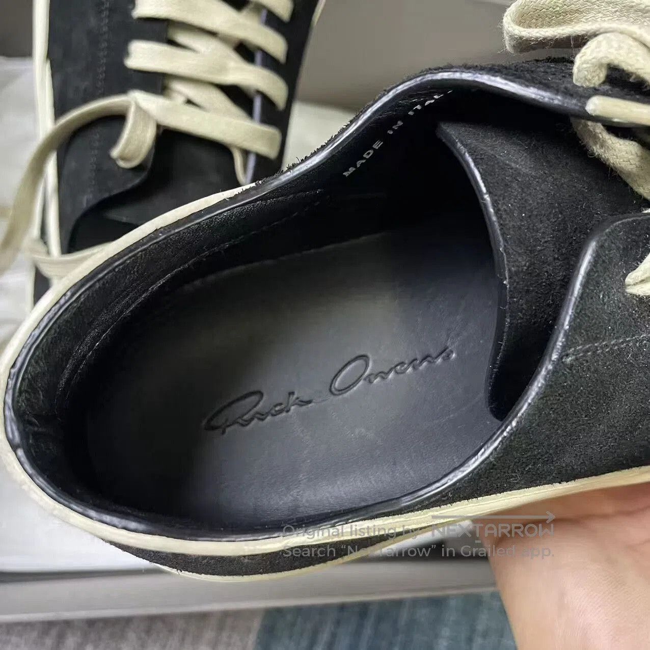 Rick Owens Rick Owens Classic Low Top Sneakers. Size US 7 / EU 40 - 5 Thumbnail