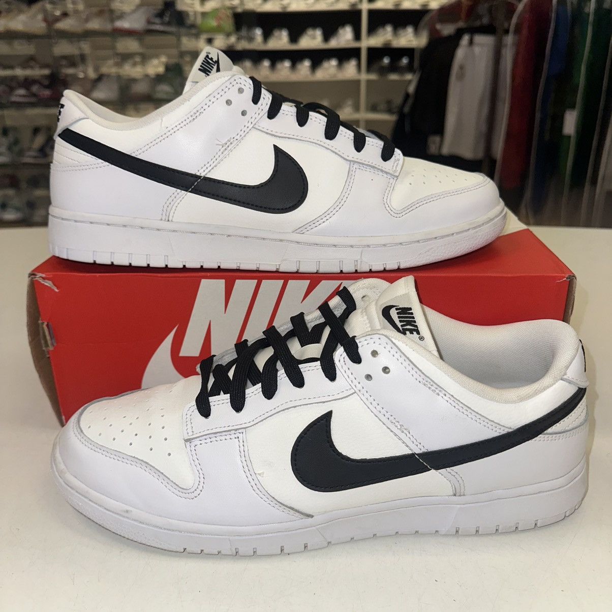Nike Size 12 - Nike Dunk Low Reverse Panda Size US 12 / EU 45 - 1 Thumbnail