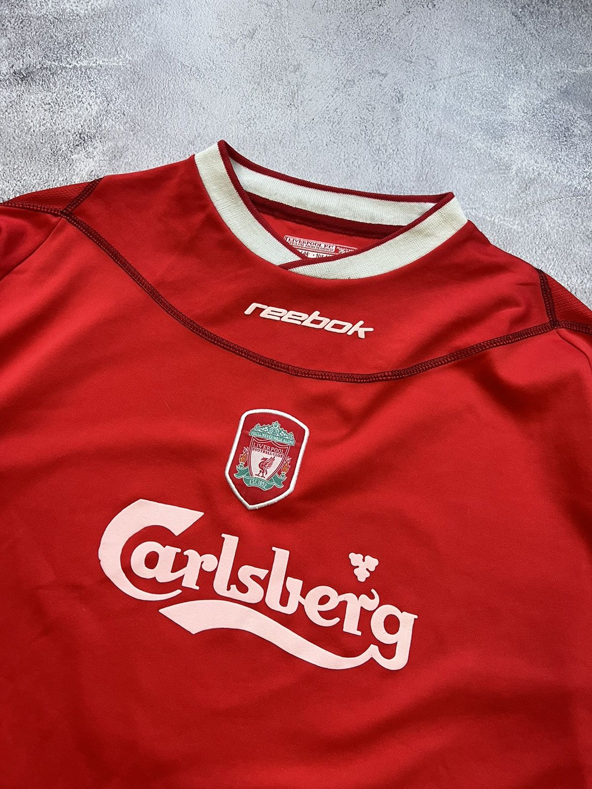 Vintage Vintage Reebok Liverpool 2002/04 home Football Jersey Size US L / EU 52-54 / 3 - 4 Thumbnail