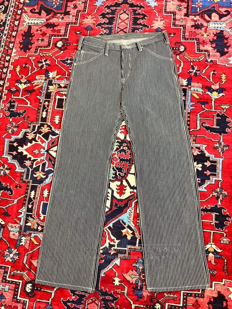 Iron Heart Iron Heart Striped painter pants Size US 34 / EU 50 - 1 Thumbnail