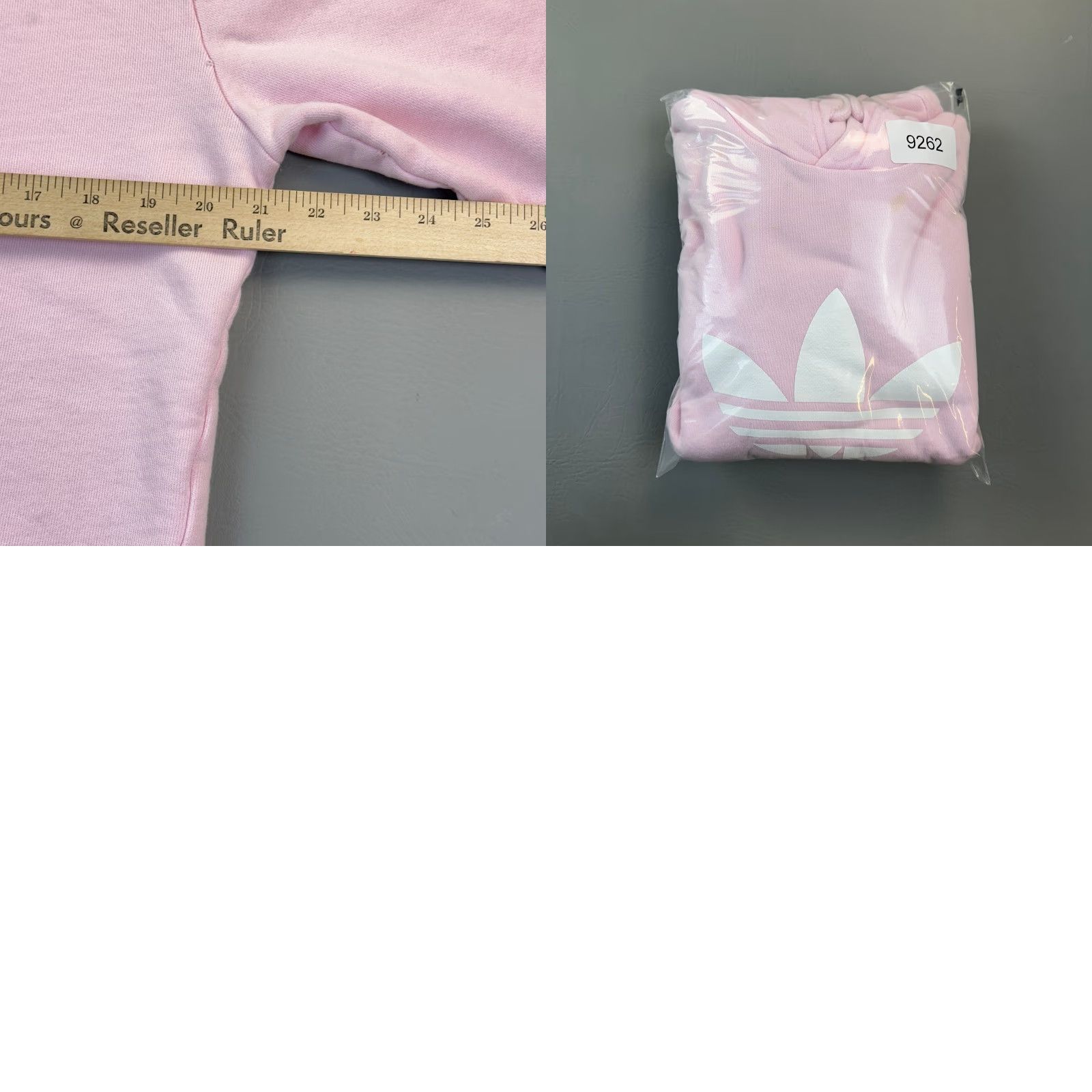 Adidas Adidas Originals Hoodie Mens Medium Pink French Terry Trefoil Logo Pullover Size US M / EU 48-50 / 2 - 10 Thumbnail