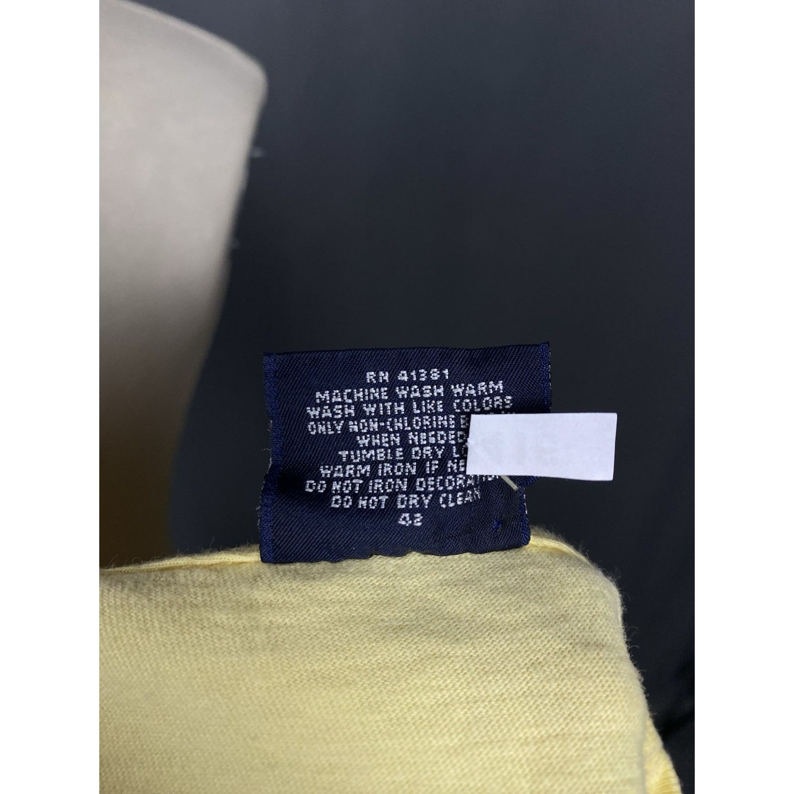 Polo Ralph Lauren Polo Ralph Lauren Bear Vintage Big Logo Men's Yellow T-Shirt Size US XL / EU 56 / 4 - 10 Thumbnail