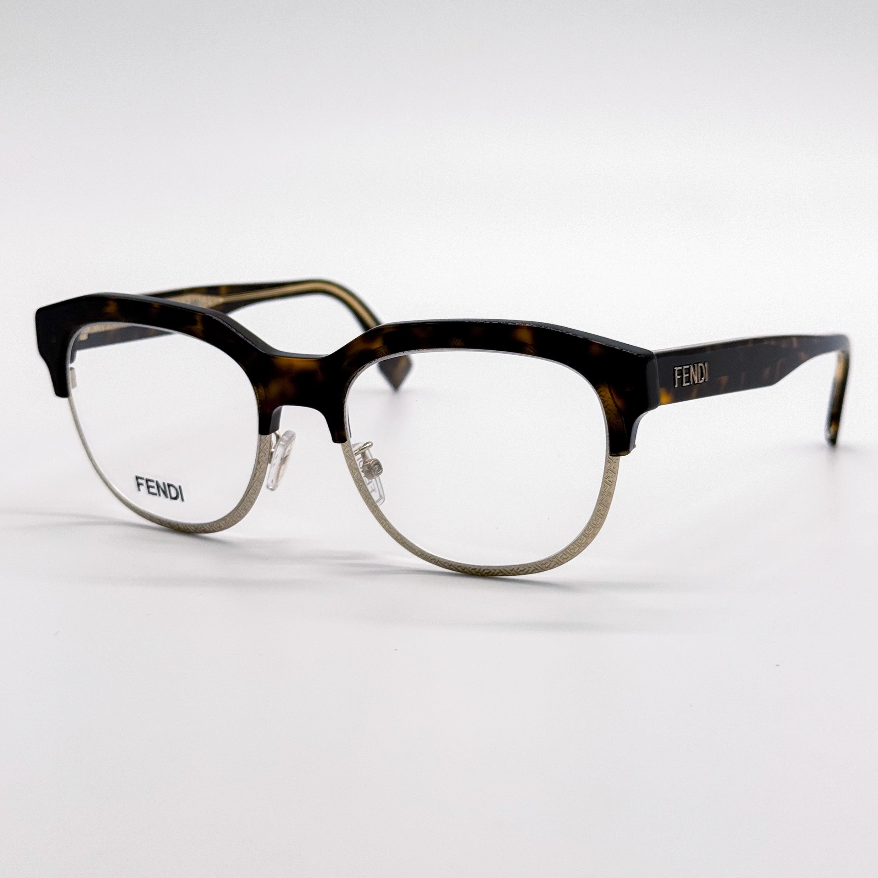 Fendi NEW FENDI FE50068U 052 HAVANA WOMEN EYEGLASSES FENDI Size ONE SIZE - 2 Thumbnail