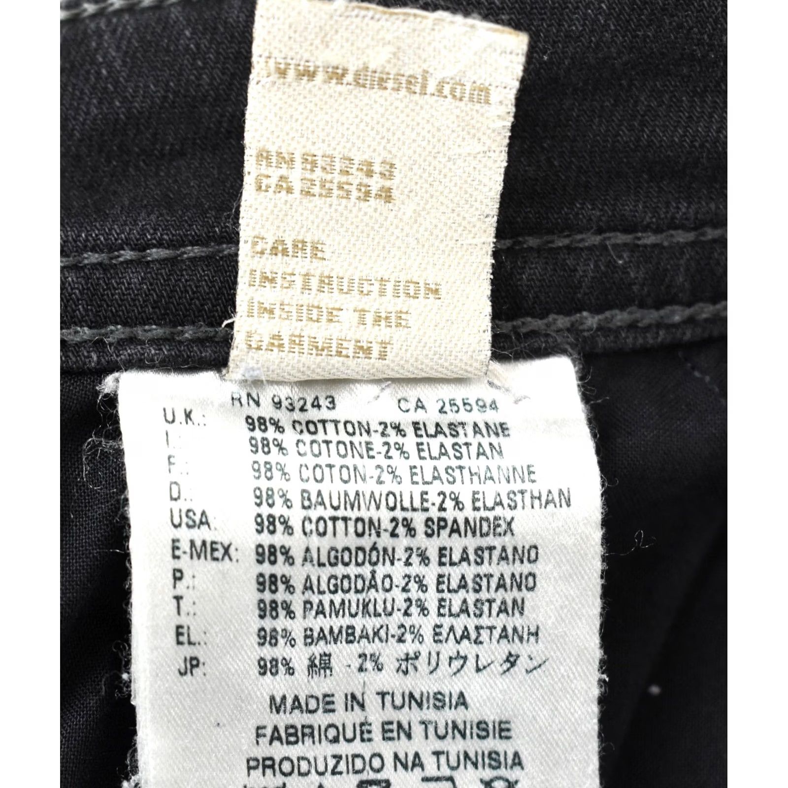Diesel DIESEL Buster Regular Slim-Tapered Stretch 0609T Jeans Men W28/L32 Grey Size US 28 / EU 44 - 6 Thumbnail
