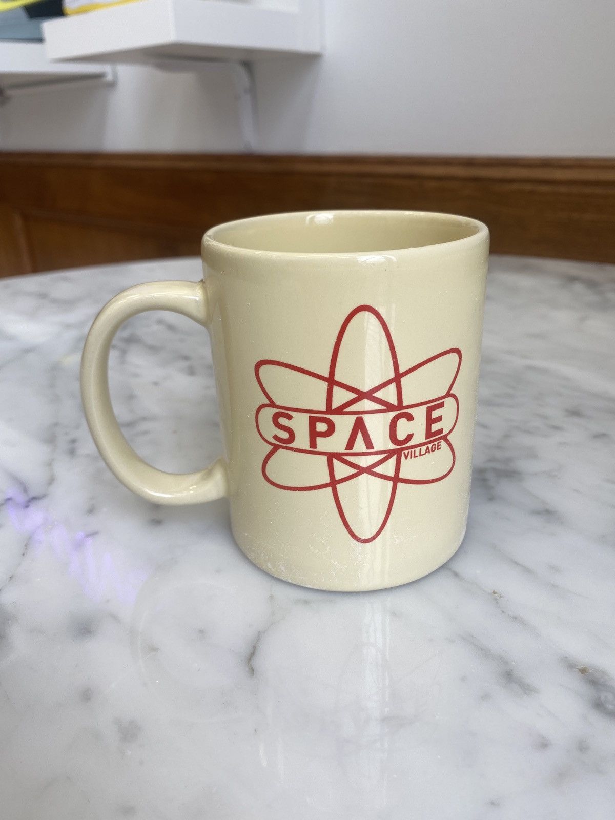 Travis Scott Travis Scott Space Village Logo Mug Cream Red DS Size ONE SIZE - 1 Preview