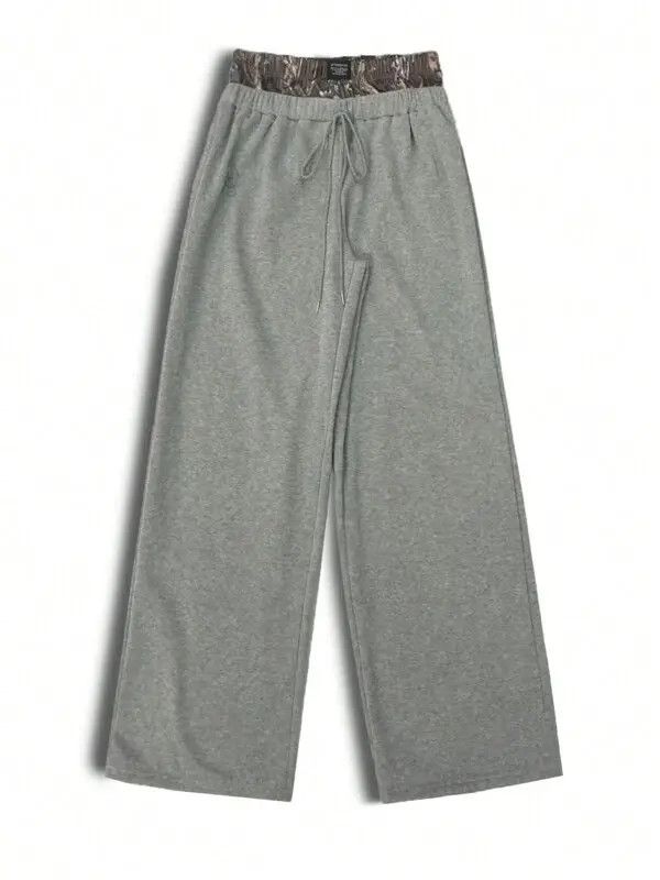 Japanese Brand Youko x Kita Double drawstring baggy drip drill sweatpants Size US 30 / EU 46 - 4 Thumbnail