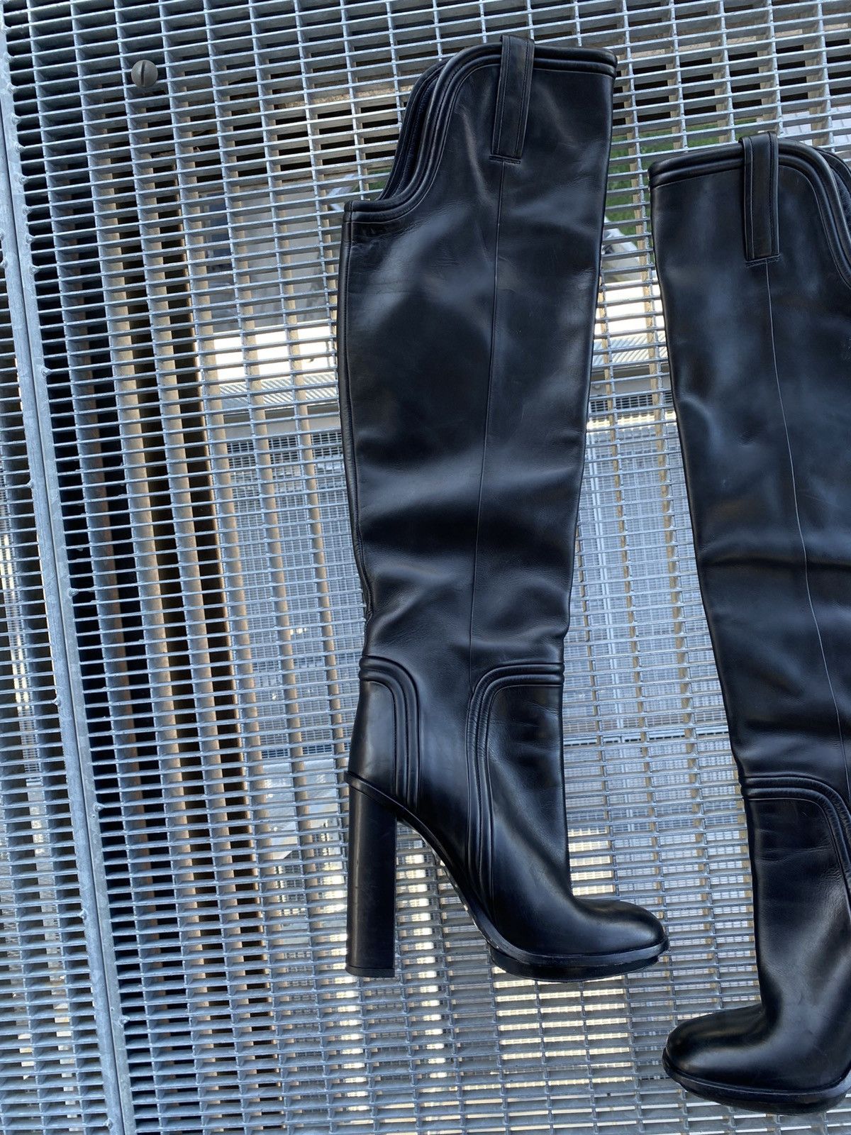 Gucci Gucci Calfskin Leather Boots Heels Knee High Size US 9 / IT 39 - 3 Thumbnail