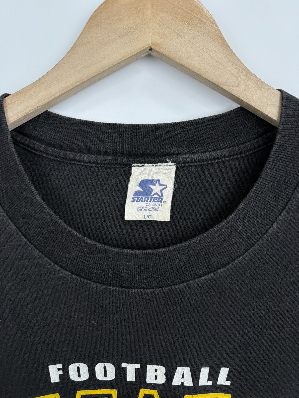 Starter 🇯🇲 Vintage 90s Starter Jamaica Football Retro T-Shirt Soccer Size US L / EU 52-54 / 3 - 6 Thumbnail