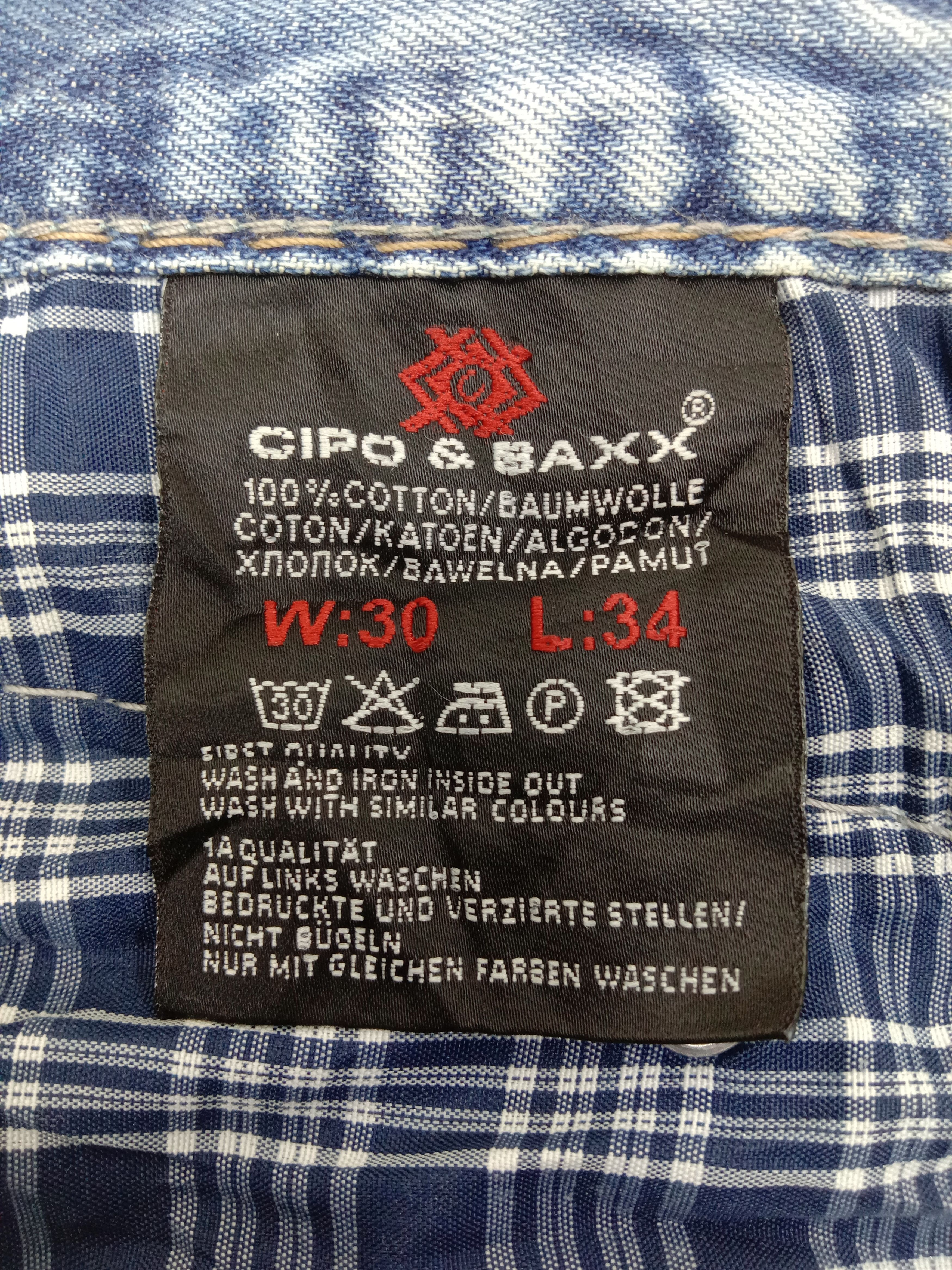 Seditionaries Vintage Japanese Cipo Baxx Avant Garge Jeans Size US 30 / EU 46 - 14 Thumbnail