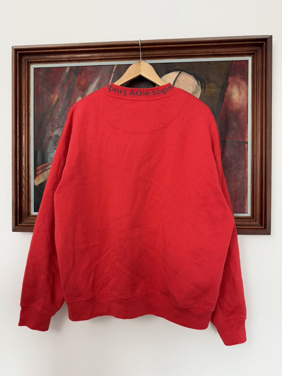 Acne Studios Acne Studios Flogho Crewneck Oversize Boxy Fit Designer Size US S / EU 44-46 / 1 - 2 Thumbnail