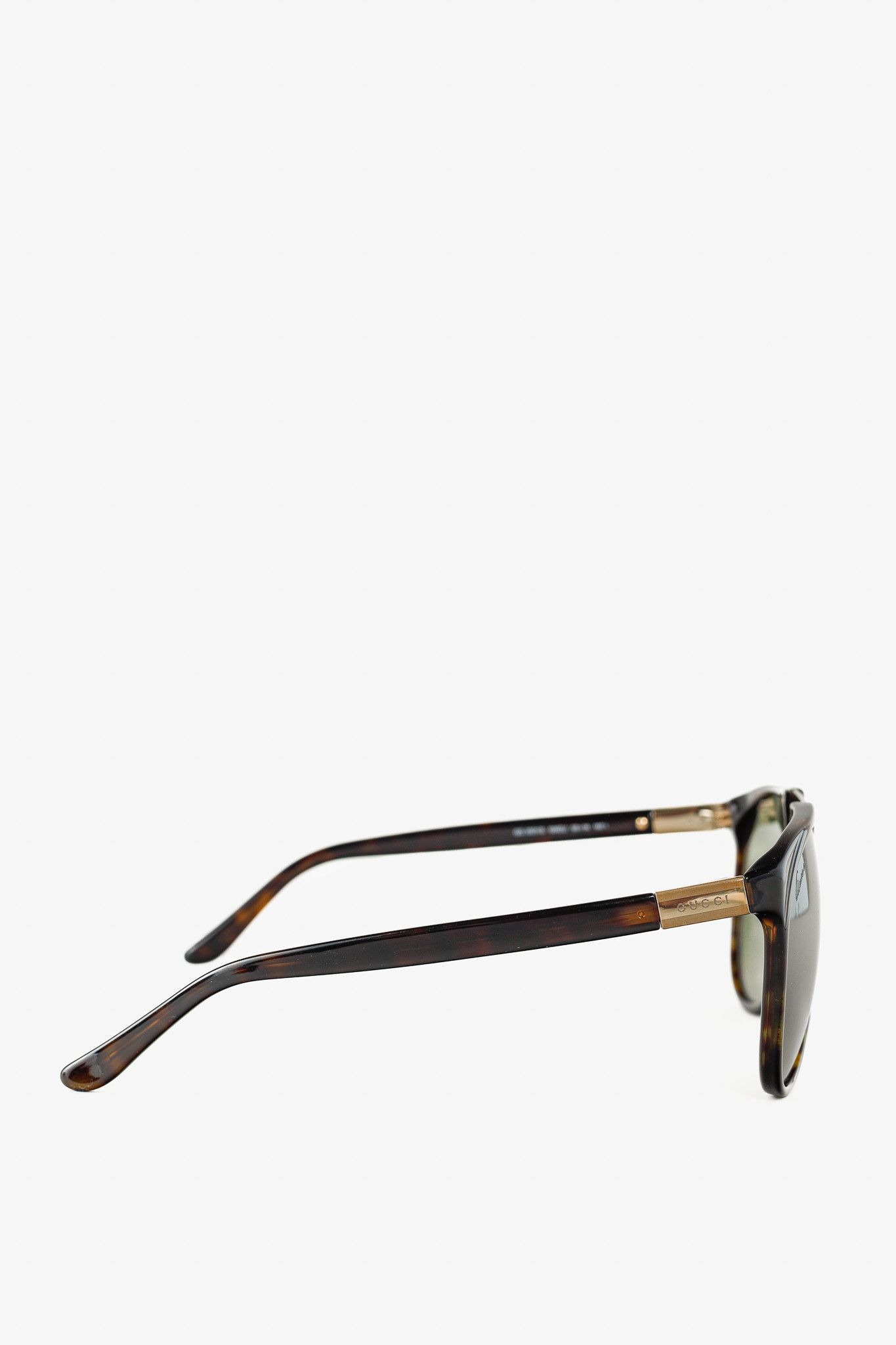 Gucci Gucci 3718/S Tortoiseshell Bronze-Arm Sunglasses Size ONE SIZE - 4 Thumbnail