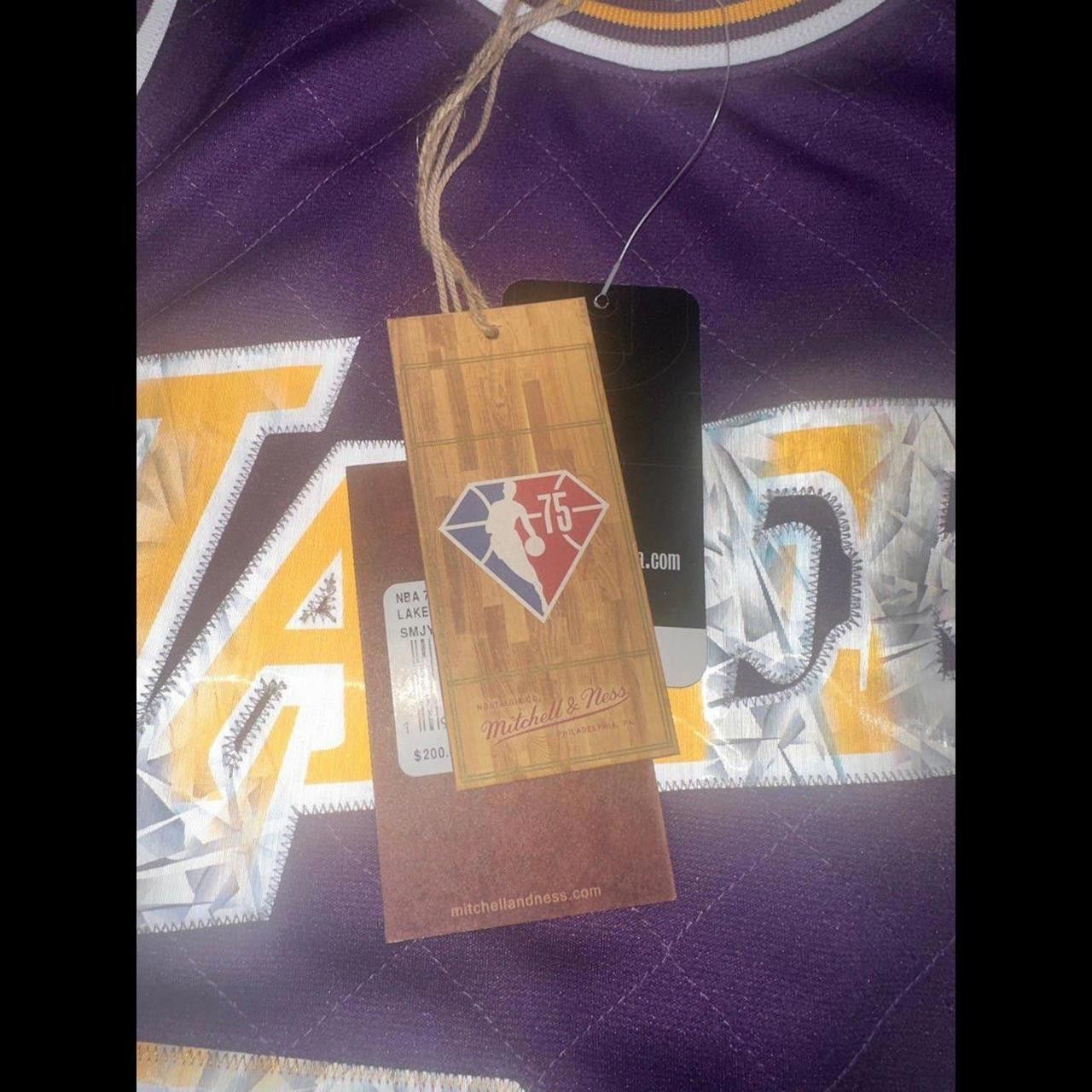 Mitchell & Ness Mens Jerry West Purple Los Size US M / EU 48-50 / 2 - 6 Thumbnail