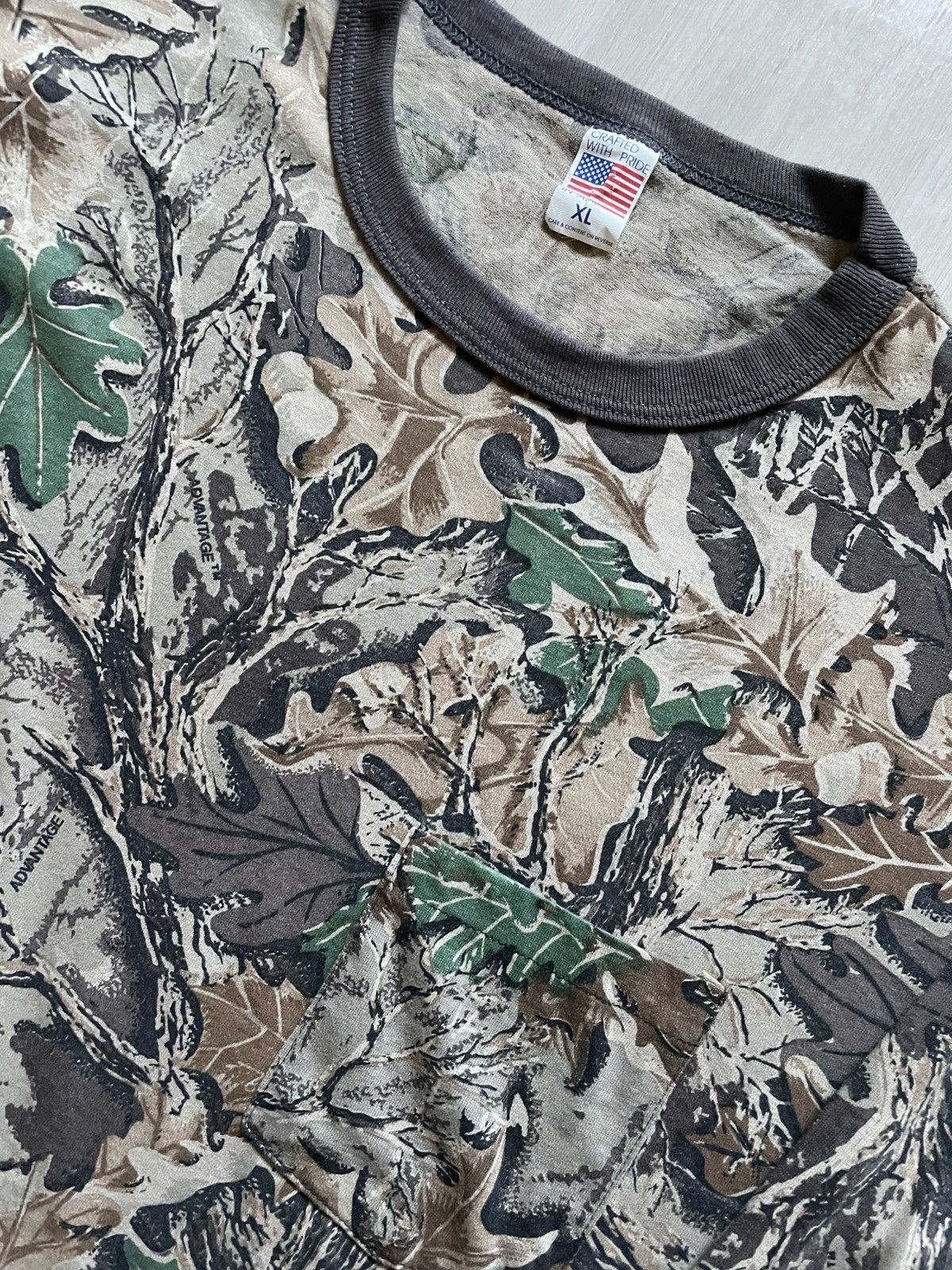 Vintage VTG 90s Advantage Camo Long Sleeve Made In USA Sz XL Fits L Size US L / EU 52-54 / 3 - 2 Thumbnail