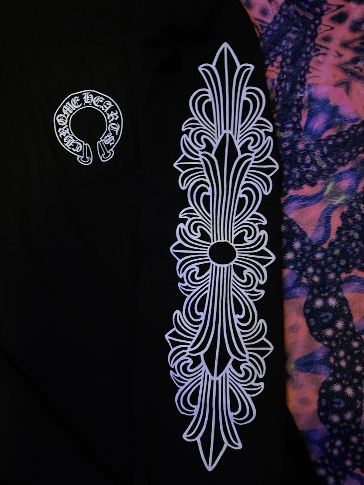 Chrome Hearts Chrome Hearts Horseshoe Scroll Long Sleeve XXL Size US XXL / EU 58 / 5 - 3 Thumbnail
