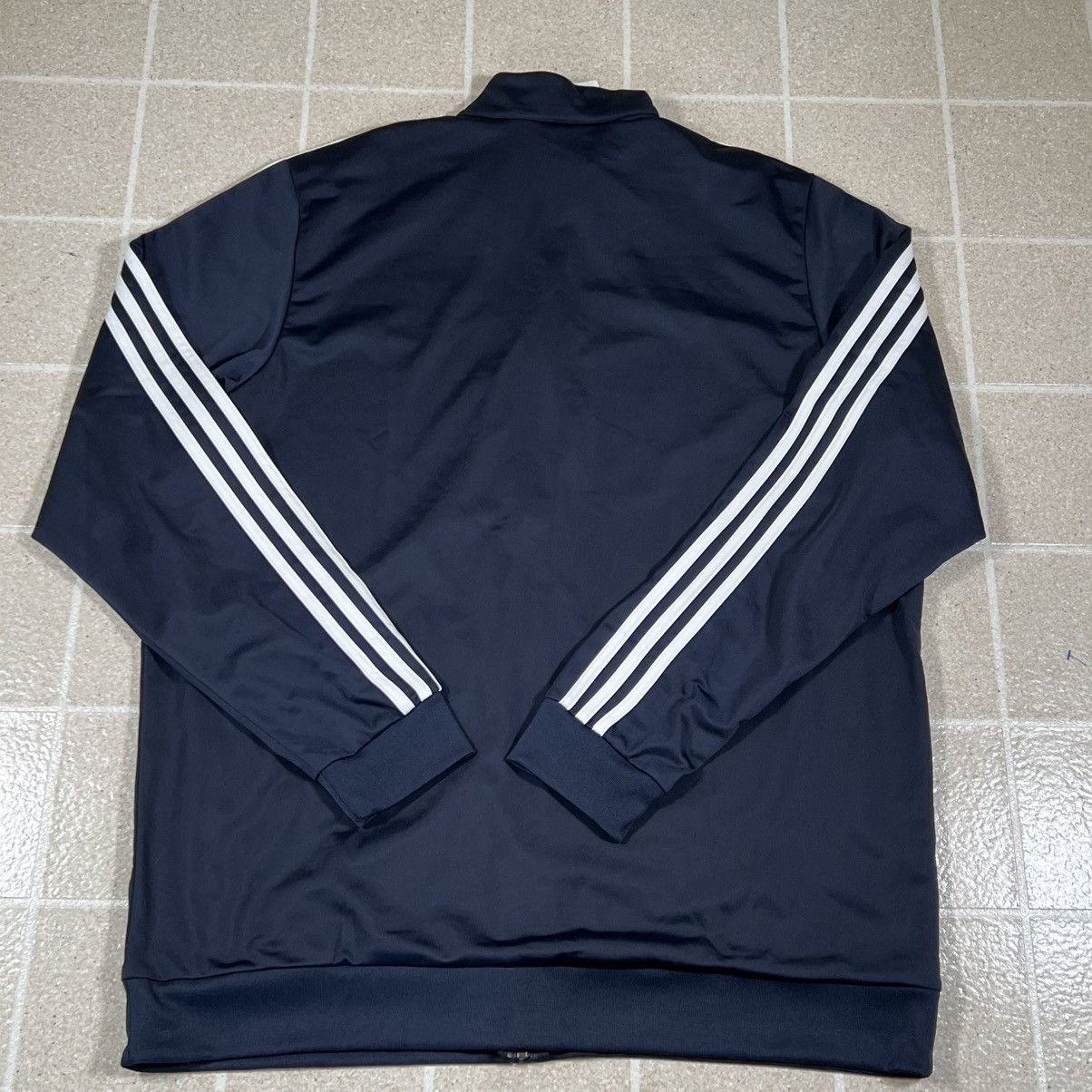Adidas ADIDAS Track Jacket 2XL T Essentials 3 Stripes BLUE Full Zip Size US XXL / EU 58 / 5 - 3 Thumbnail