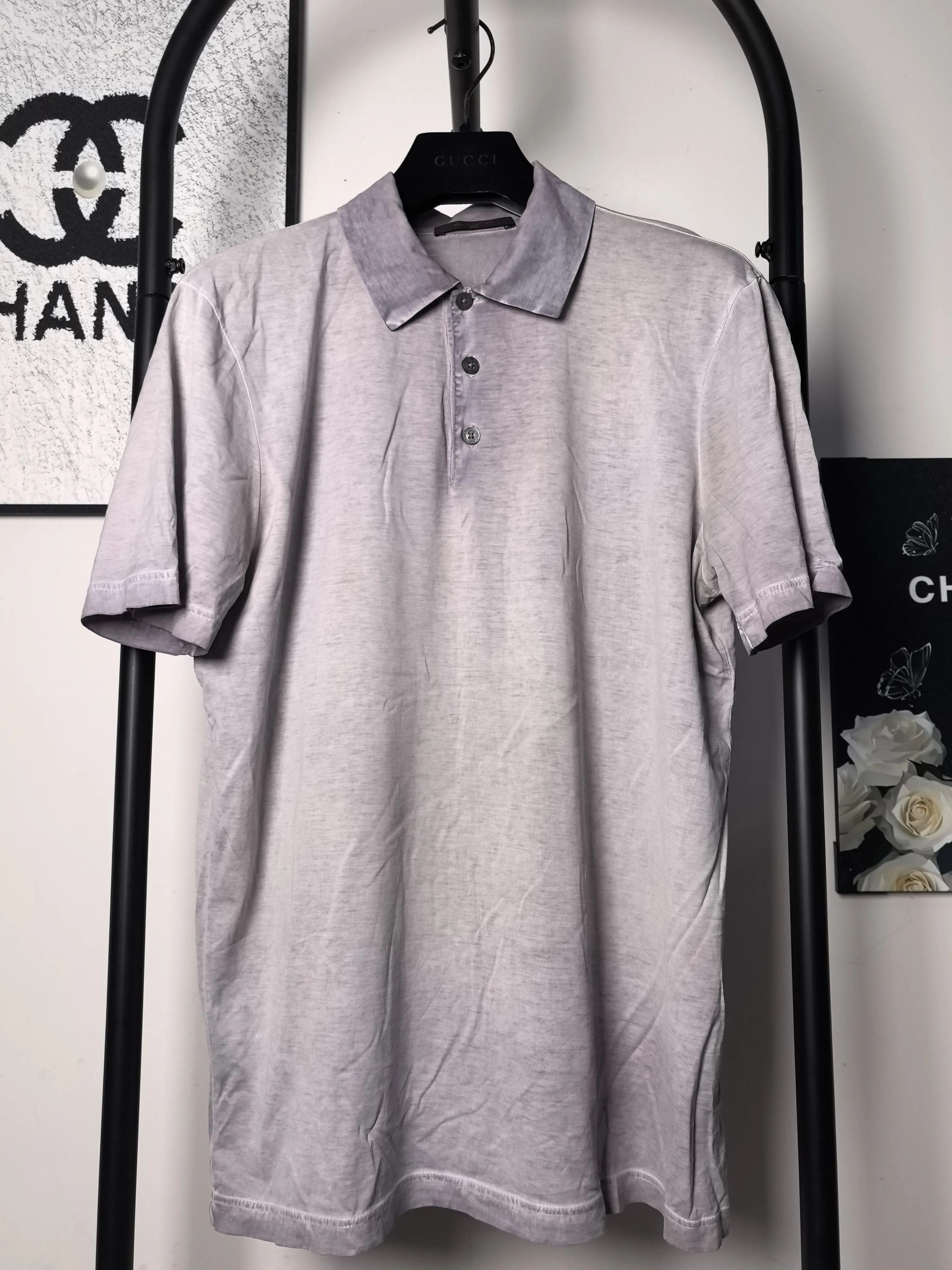 Louis Vuitton Louis Vuitton White Polo s Men Size US S / EU 44-46 / 1 - 1 Thumbnail