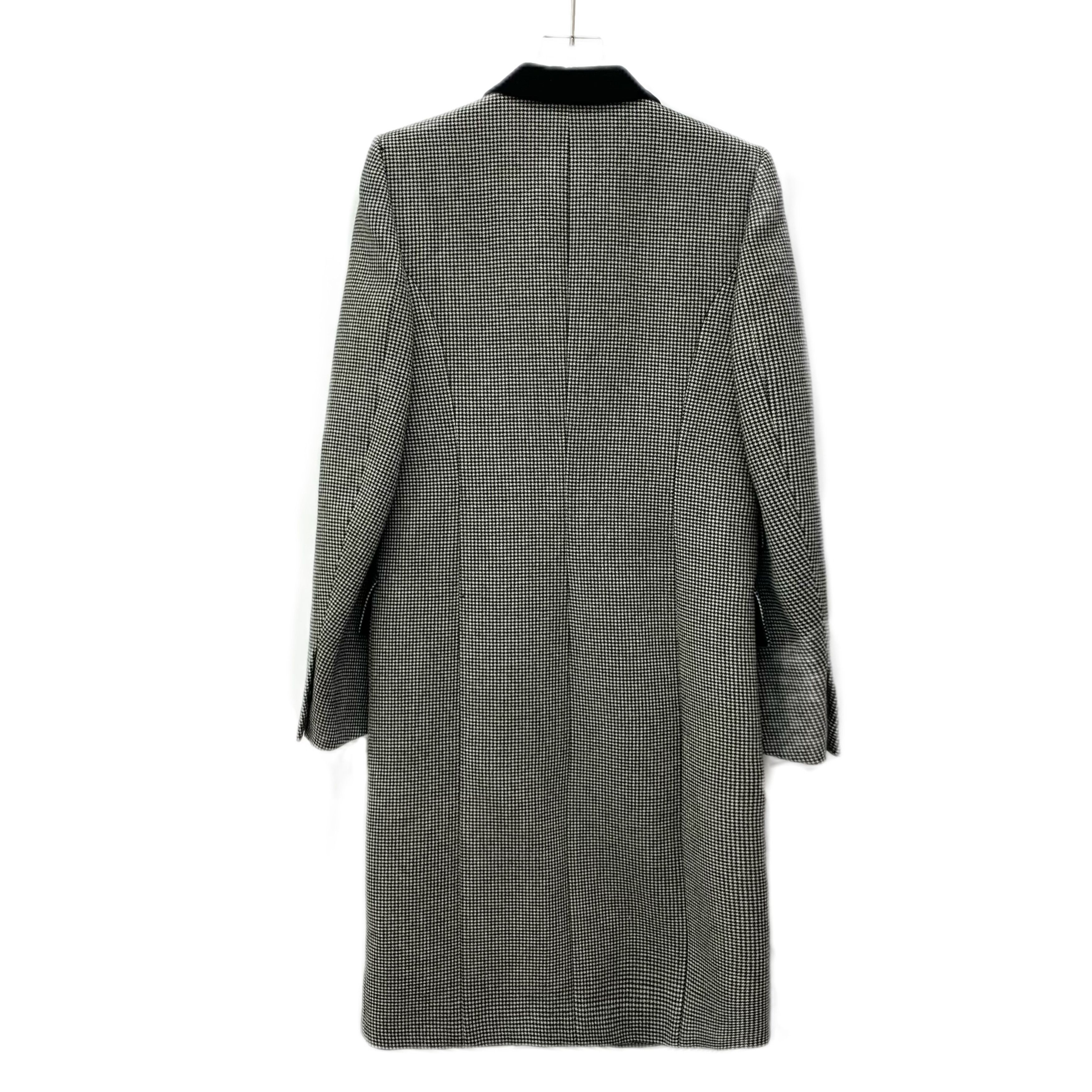 Balenciaga Balenciaga Houndstooth Wool Coat (Size S) Size S / US 4 / IT 40 - 8 Thumbnail