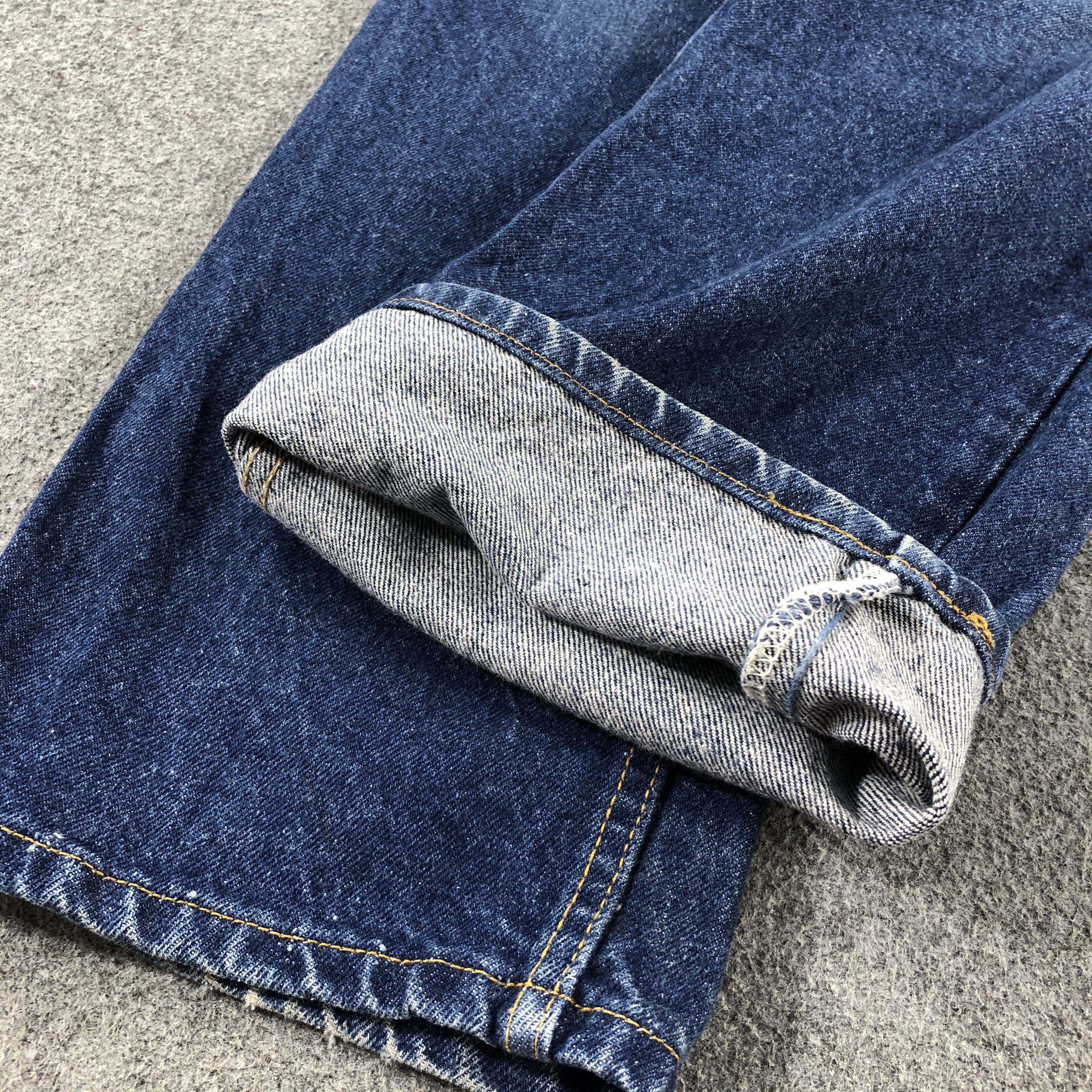 Levi's 90s Vintage Blue Wash Levis 619 Jeans-J2479 Size US 36 / EU 52 - 6 Thumbnail
