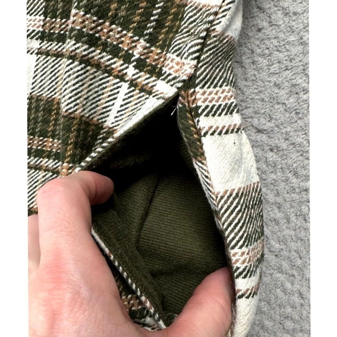 Orvis Orvis Shirt Adult Medium Green Plaid Flannel Button Up Shacket Jacket Pocket Men Size US M / EU 48-50 / 2 - 7 Thumbnail