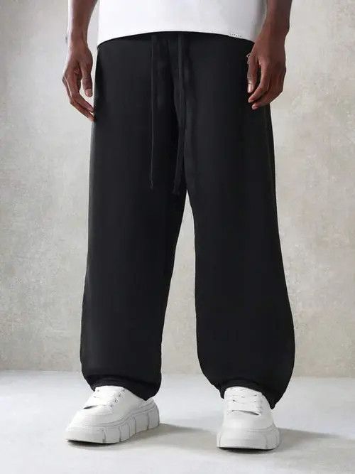 Japanese Brand × Vintage Baggy Loose Y2K Sweatpants Size US 30 / EU 46 - 4 Thumbnail