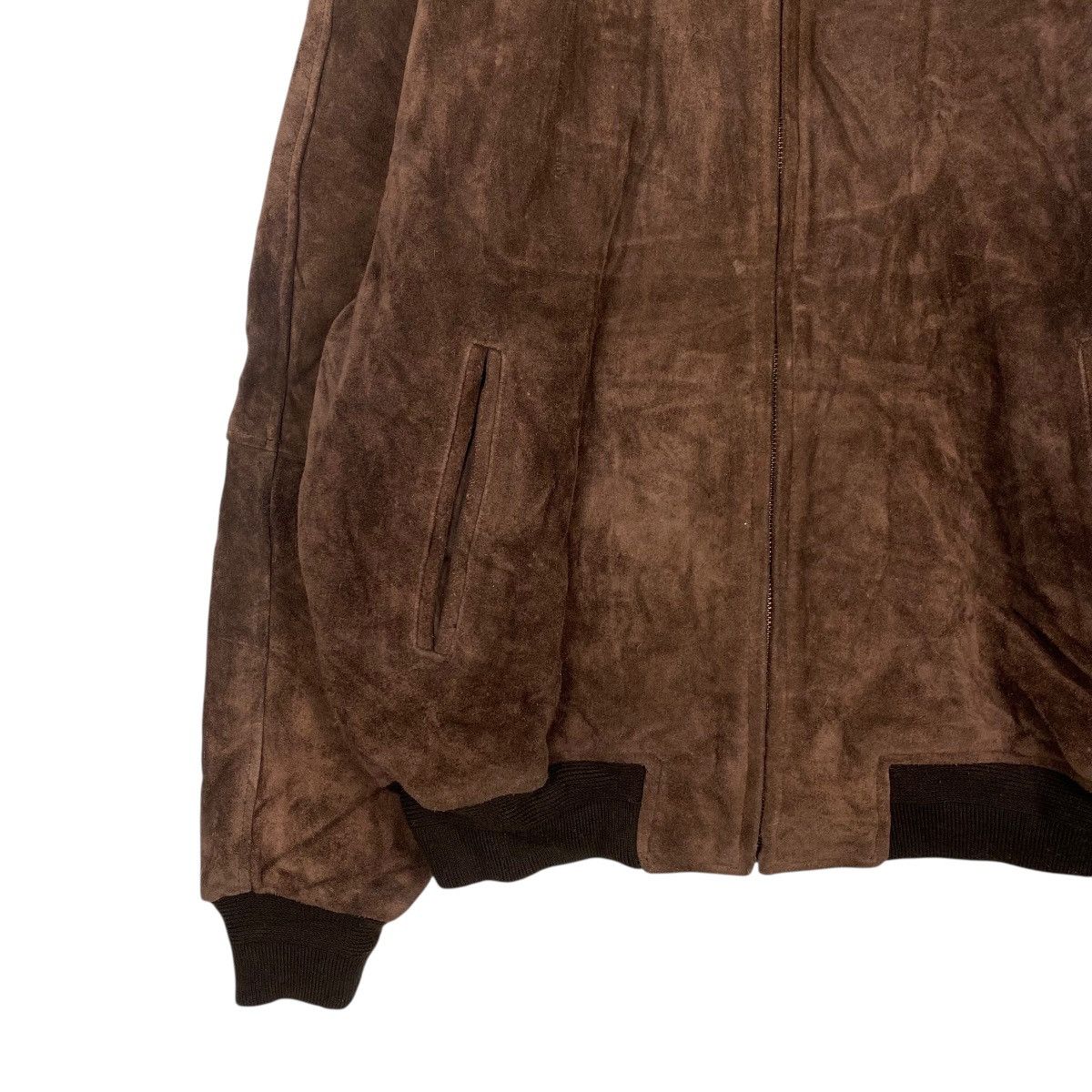 Leather Spy project suede leather bomber jacket Size US M / EU 48-50 / 2 - 3 Thumbnail