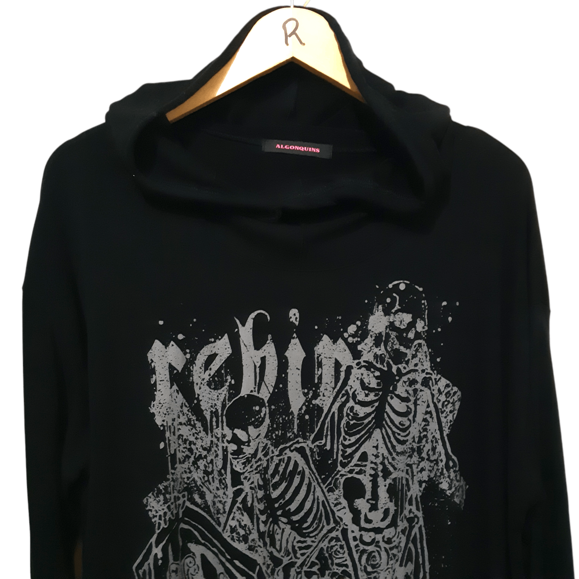 Japanese Brand Algonquins Punk Asymmetric Long Hoodie Gothic Japan Size L / US 10 / IT 46 - 2 Thumbnail