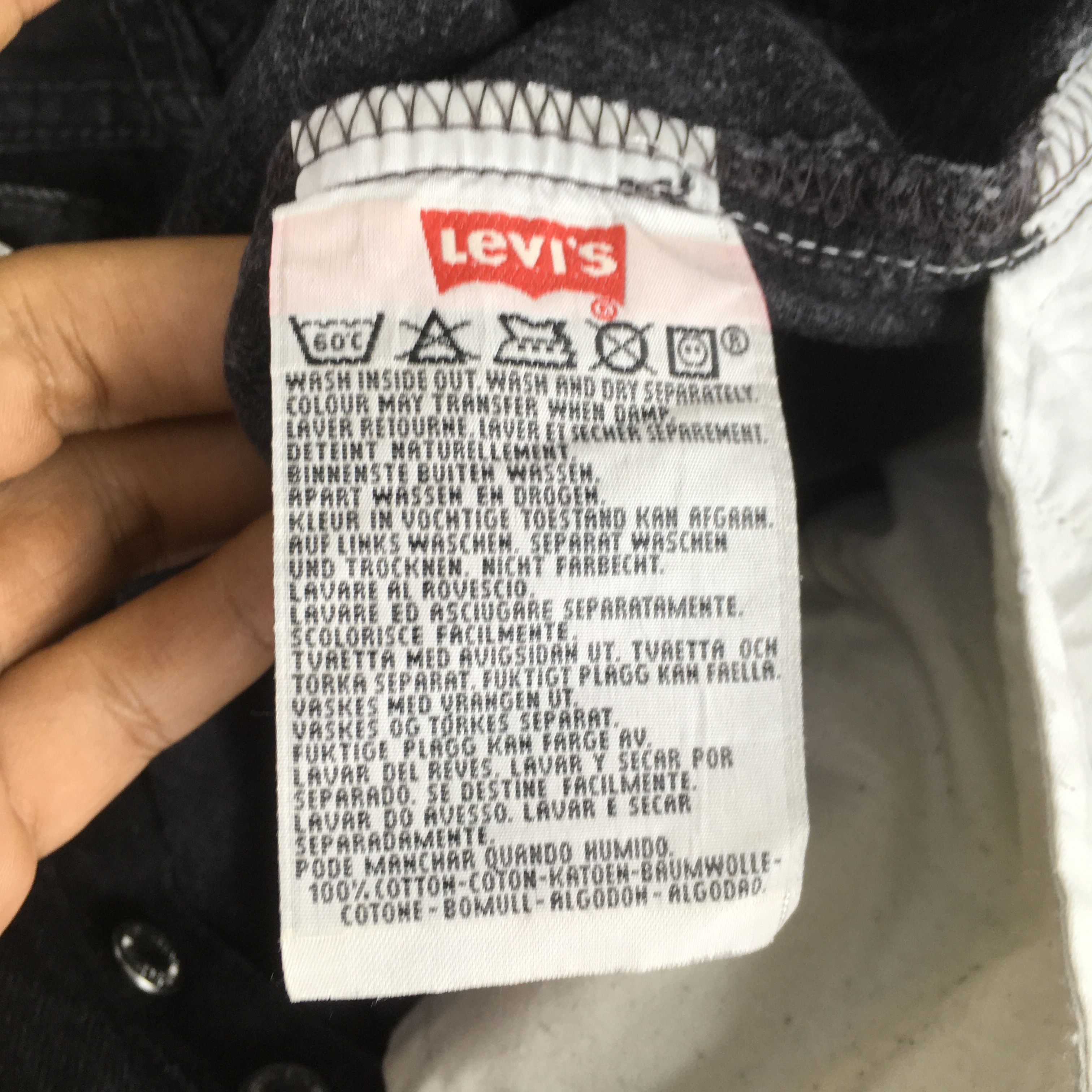 Levi's Size 28x32 Vintage 90s Levi's 501 Distressed Jeans S325 Size US 28 / EU 44 - 11 Thumbnail
