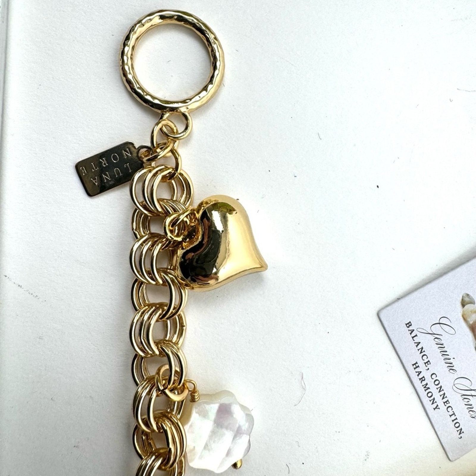 Other LUNA NORTE gold tone toggle charm bracelet Size ONE SIZE - 4 Thumbnail