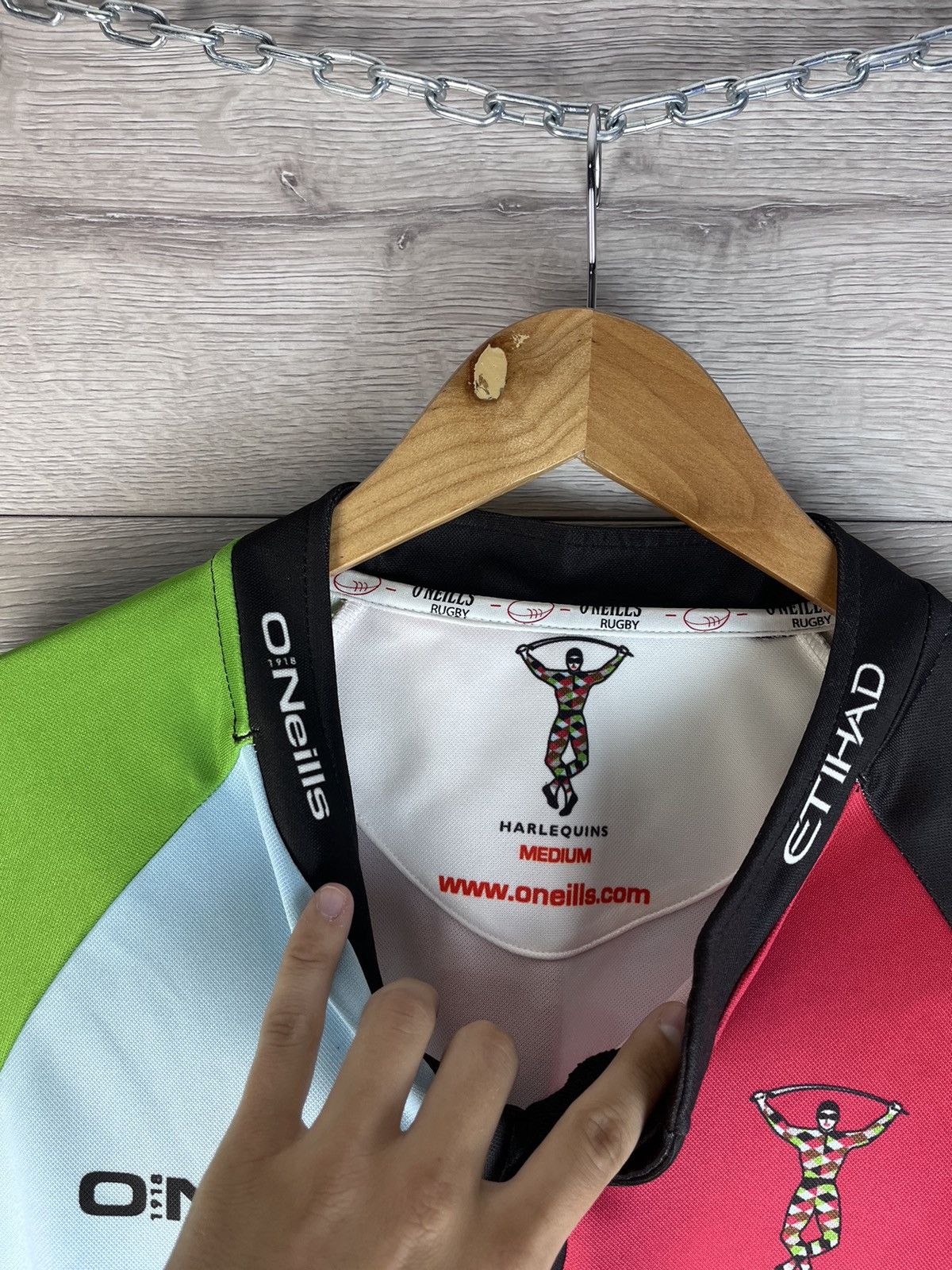 O'Neill Men's rugby jersey O'Neills size M Harlequins Size US M / EU 48-50 / 2 - 9 Thumbnail