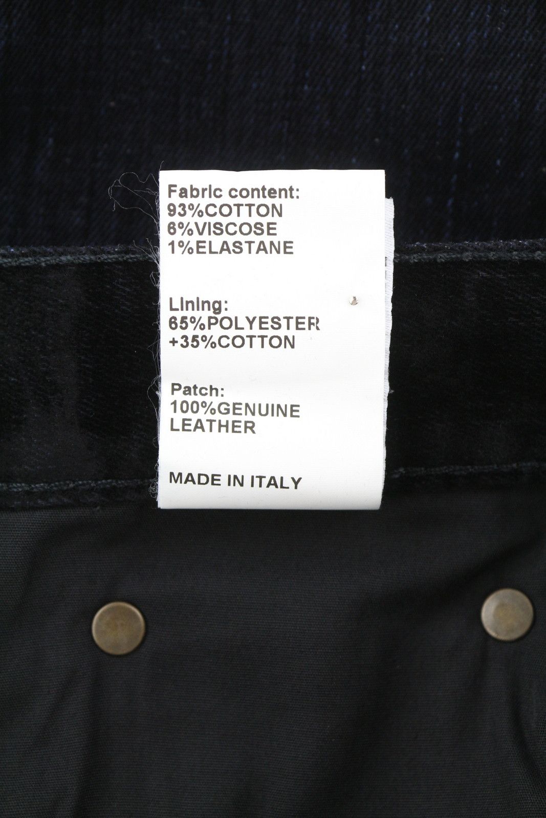 R13 ROMEO 28 Flocked Black Velvet Cropped Low Rise Dark 86242 Size 28" / US 6 / IT 42 - 12 Thumbnail