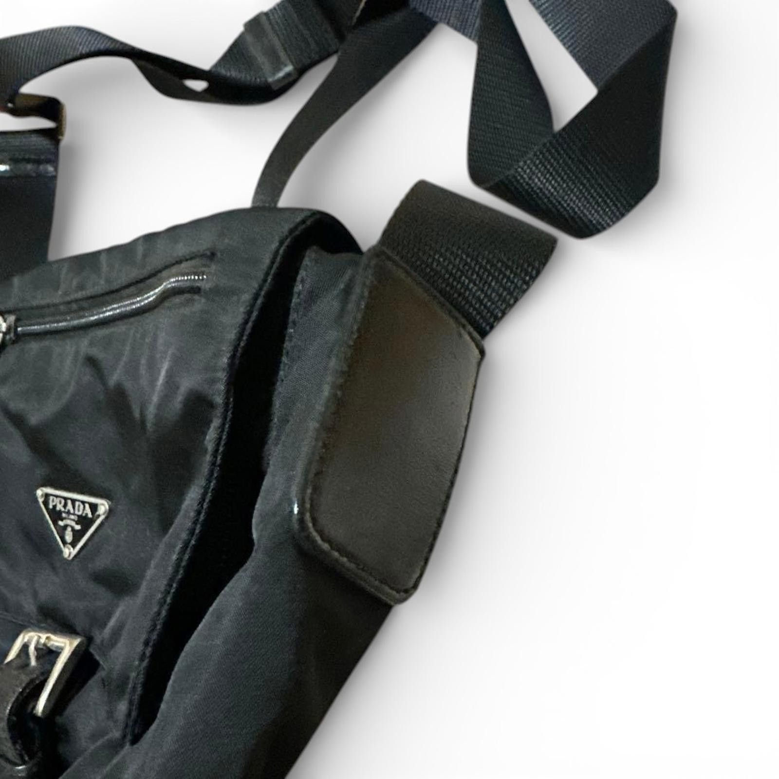 Prada Prada - Black Nylon Shoulder Bag Size ONE SIZE - 5 Thumbnail