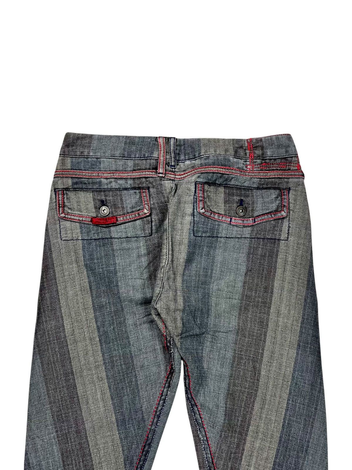 If Six Was Nine 2000s MFG - Patchwork Denim Banana Cut Pants Size US 29 - 7 Thumbnail