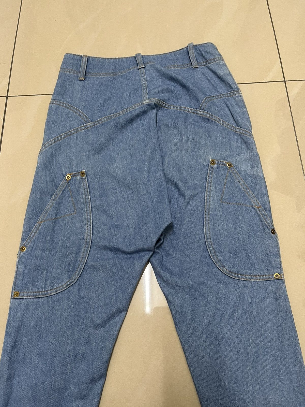 mercibeaucoup Vintage mercibeaucoup issey miyake designer dropcrotch jeans Size US 28 / EU 44 - 12 Thumbnail