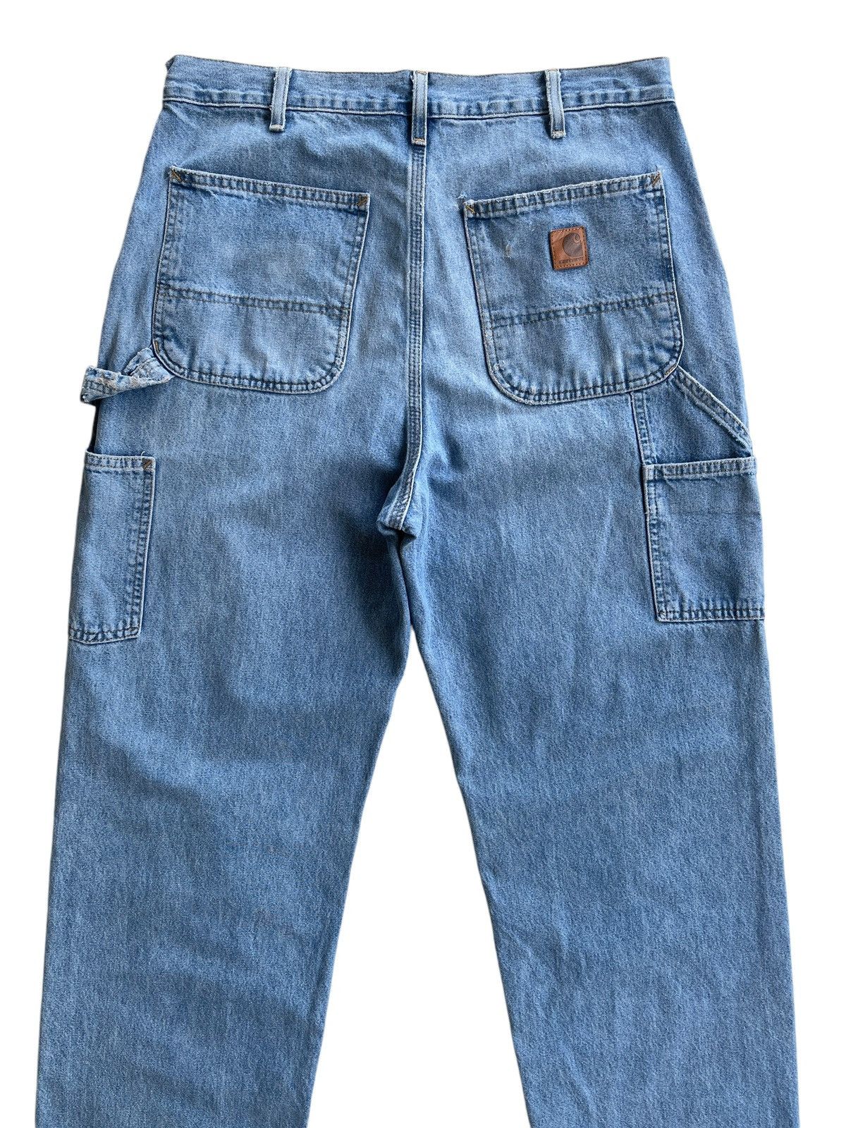Carhartt Vintage Carhartt Carpenter Distressed Denim Size US 32 / EU 48 - 3 Thumbnail