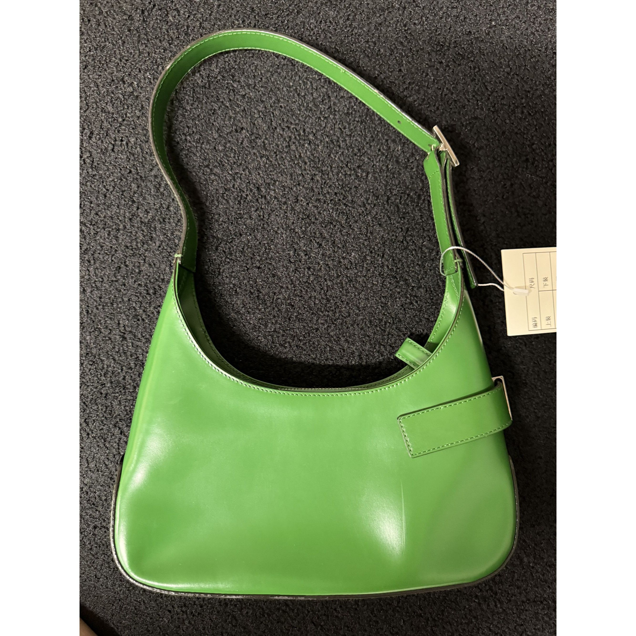 Salvatore Ferragamo Salvatore Ferragamo Green Leather Shoulder Bag With Silver B Size ONE SIZE - 2 Thumbnail